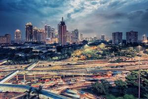 Stadtpanorama von Jakarta foto