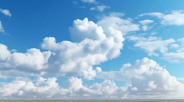 Foto Weiß Wolke auf Blau Himmel