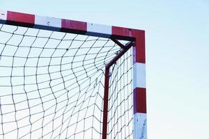 Straßenfußballtor Sportausrüstung foto