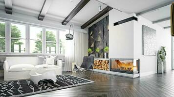 modernes Wohnzimmer Interieur foto