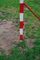 Straßenfußballtor Sportausrüstung foto