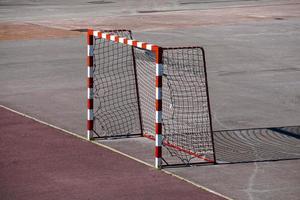 Straßenfußballtor Sportgeräte foto