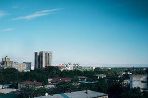 Blick vom Dach der Stadt. foto