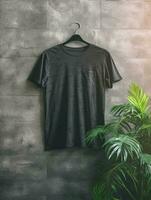 Luxus schwarz T-Shirt foto