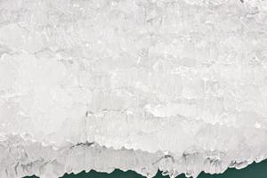 Hintergrund aus Eis. die Struktur von gefrorenem Wasser. Textur foto