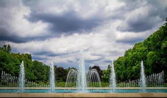 Brunnen in der Stadt foto