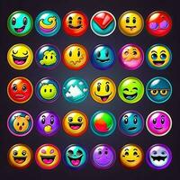 glücklich Emoji Smiley ai generiert foto
