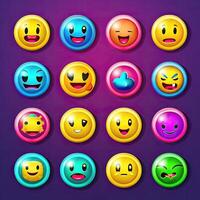 Symbol Emoji Smiley ai generiert foto