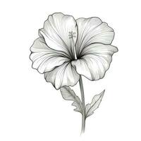 Schönheit Petunie Blume ai generiert foto