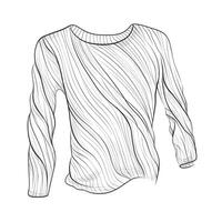 stricken Sweatshirt Stricken ai generiert foto