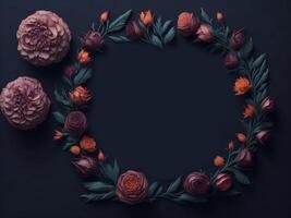 elegant Blumen- Hintergrund verbessern Ihre Designs mit schön und vielseitig Blumen- Muster, generativ ai foto