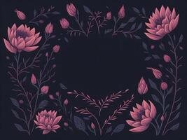 elegant Blumen- Hintergrund verbessern Ihre Designs mit schön und vielseitig Blumen- Muster, generativ ai foto