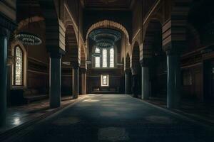 klassisch Moschee Innere ,generativ ai foto