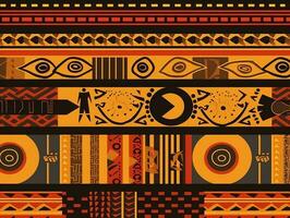 afrikanisch kulturell Muster Foto