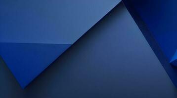 elegant 3d diagonal dunkel Blau. Tiefe und Perspektive im ein auffällig Hintergrund foto