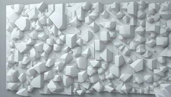 Weiß nahtlos Mauer Tafel. 3d Illustration von glänzend Linderung und abstrakt Hintergrund foto