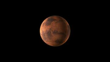 Planet Mars 4k. foto