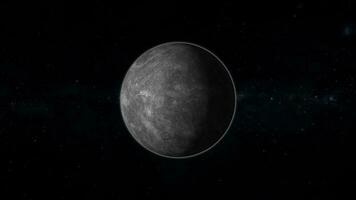 Merkur Planet Hintergrund. foto