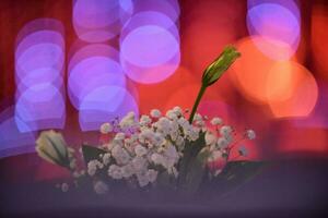 Bokeh beim Hochzeit Party foto