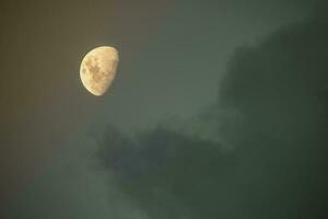 Mondaufgang , voll Mond im das Himmel, Patagonien, Argentinien foto