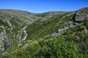 Quebrada del Condorito National Park Landschaft, Cordoba Provinz, Argentinien foto