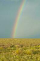 ländlich Landschaft und Regenbogen, Buenos Aires Provinz , Argentinien foto