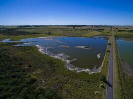 Pampas Lagune, Antenne Aussicht foto