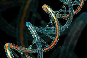 DNA Molekül Konzept foto