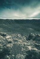 Meteor Krater Landschaft foto