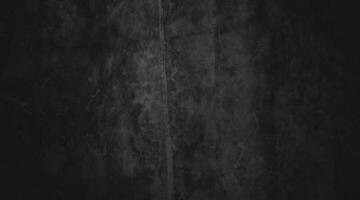 schwarz Mauer Hintergrund von natürlich Pinsel Schlaganfall texturiert Zement oder Stein alt. Beton Textur wie ein Konzept von Grusel und Halloween foto