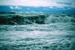 stürmisch Ozean Wellen foto