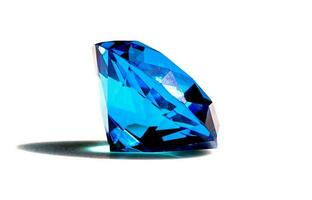 schöner blauer diamant foto