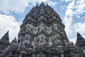 der Borobudur-Tempel bei Sonnenaufgang foto