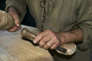 Holz Carving Kunst foto