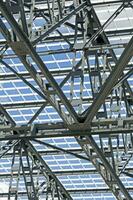 Stahl Struktur - - Dach Rahmen foto