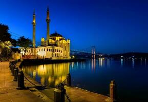 ortaköy Moschee st Sonnenaufgang foto