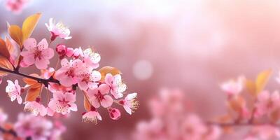 Frühling Kirsche blühen - - generativ ai foto