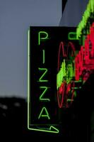 Pizza - - Neon- Licht foto