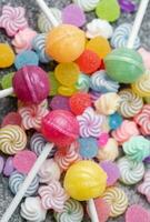 Süss Lutscher und Süßigkeiten foto
