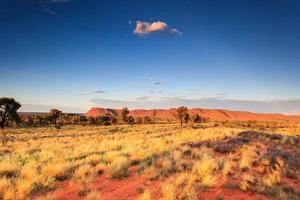 Kings Canyon bei Sonnenuntergang Nordterritorium Australien foto