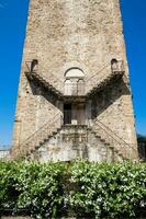 Turm von san Nikolaus ein Tor gebaut auf 1324 wie ein Verteidigung Turm gelegen im Piazza Poggi im Florenz foto