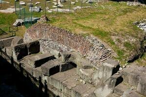 uralt Ruinen von das Forum von Augustus mit Tempel von Mars das Rächer eingeweiht im 2 bc foto
