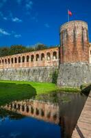 das cittadella nuova ebenfalls namens giardino di Scott ein historisch Festung von das 14 .. Jahrhundert im pisa foto