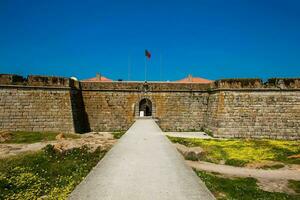 das historisch Fort von sao Francisco tun queijo gebaut auf das 6 .. Jahrhundert beim porto Stadt im Portugal foto