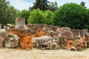 Ruinen von das ein uralt Agora im Athen foto