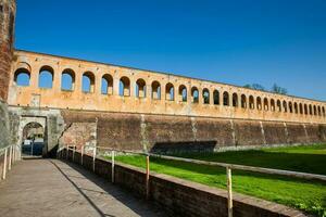 das cittadella nuova ebenfalls namens giardino di Scott ein historisch Festung von das 14 .. Jahrhundert im pisa foto