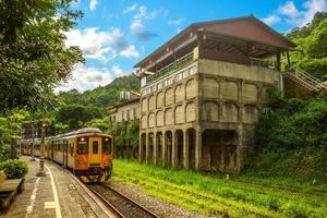 Jingtong-Eisenbahn in New Taipeh City, taiwan foto