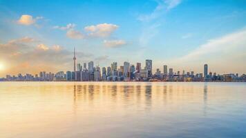 Innenstadt Toronto Stadt Horizont, Stadtbild von Kanada foto