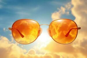 Sonnenbrille. Generation ai Technologie. foto