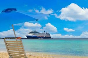 Kreuzfahrt Schiff auf Heilige croix Frederiksted uns Jungfrau Inseln auf Karibik Ferien foto